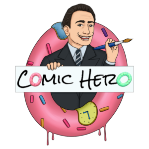 Comic Hero Logo web